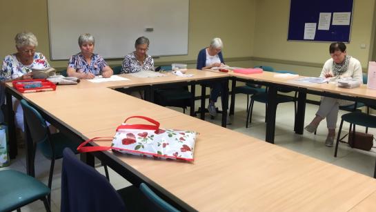 Creatievelingen in het hobbyatelier